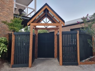 Picket Fence and Gate