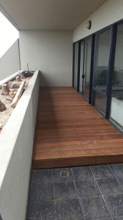 Merbau Decking in St Kilda