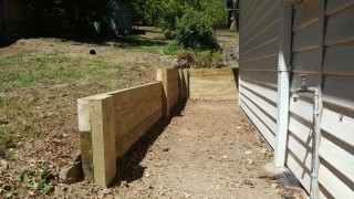 Retaining wall in Boronia