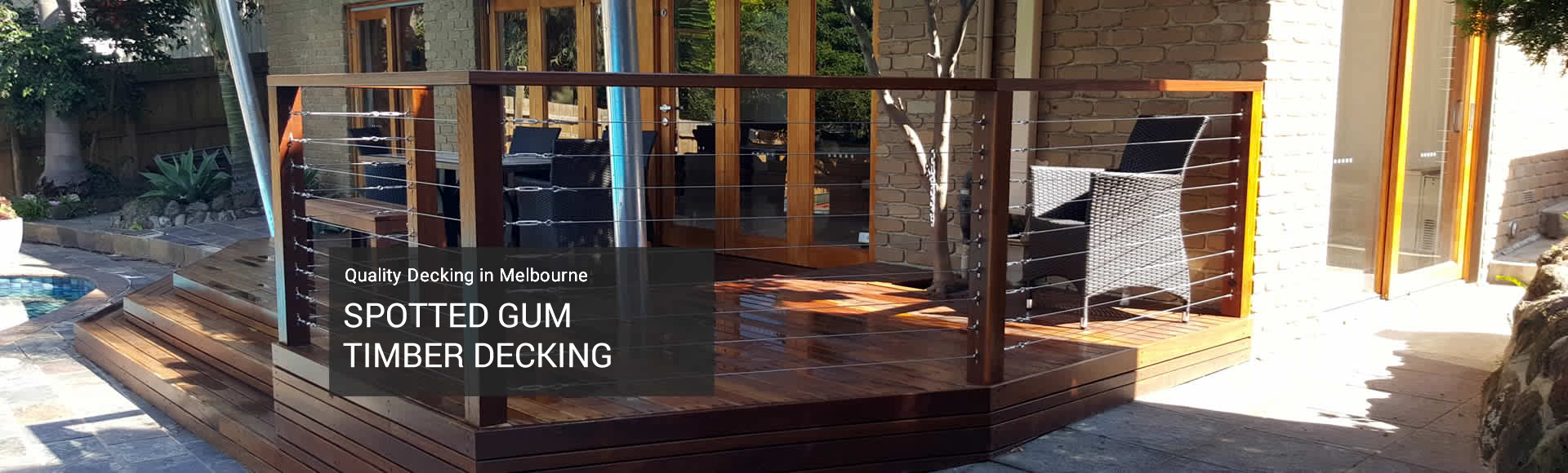 spotted gum decking