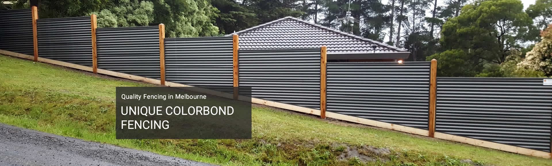 unique colorbond fencing