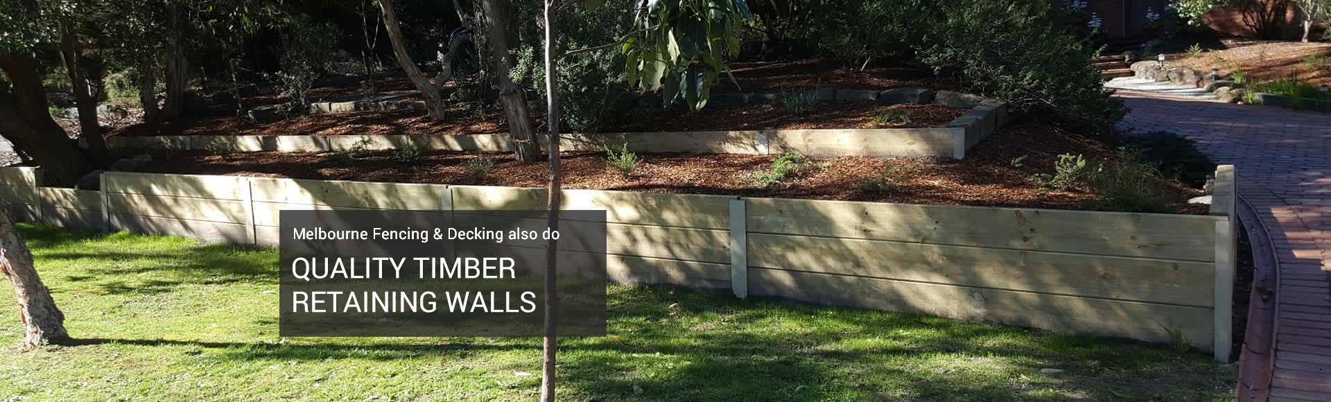 timber retaining walls